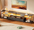 Huuger 79 Inch TV Stand for 85, 90 Inch TV, Entertainment Center by Huuger