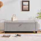 Huatean Home 43" Ottoman with Storage, Storage Ottoman Bench with Safety Hinge - Image 7