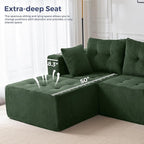 MAXYOYO Modular Sectional Sofa Couch, L Shaped Modern Cloud Couch - Image 4