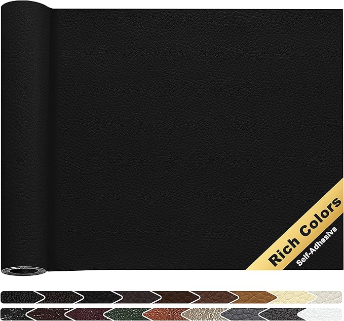 KING MOUNTAIN Leather Repair Patch, 16 x 60 Inches self Adhesive Leather Repair by ForABetterHomeLife