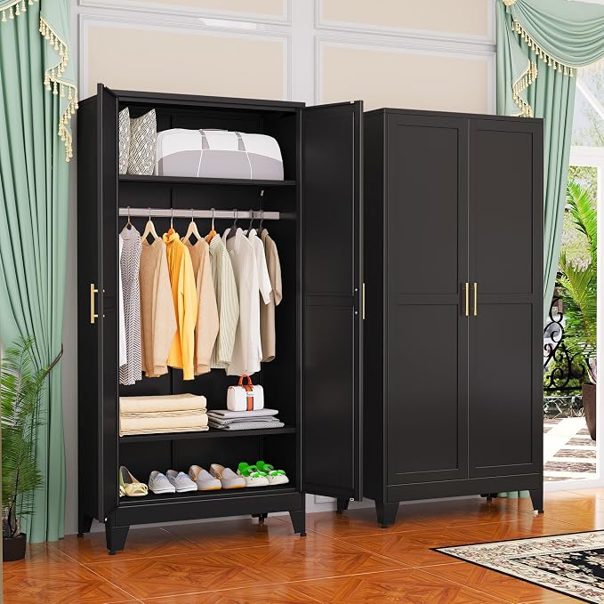 GAIOUS Metal Wardrobe Cabinet by GAIOUS
