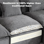 Boneless Couch Sectional Cloud Couch 102.3'' Oversized Modular Sectional Sofa - Image 3