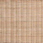 Bali & pari Sumana Bohemian Scallop Natural Rattan and Mahogany Side Table - Image 8