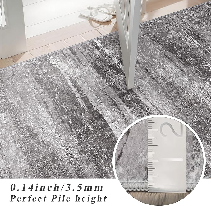 YOUFORTONG Kitchen Runner Rug 2x5: Indoor Washable Non Slip Hallway Bedroom - Image 7