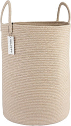 XUANGUO Cotton Rope Laundry Basket Hamper by XUANGUO
