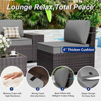 10 Pieces Patio Furniture Set - Image 6