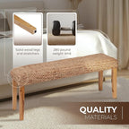 Solid Wood Acacia Indoor Bench - Image 9
