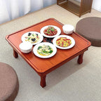 Rectangle Coffee Table, Japanese Style Solid Wood Floor Table - Image 5
