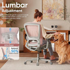 ELABEST Mesh Office Chair, Ergonomic Computer Desk Chair, Sturdy Task Chair- - Image 7