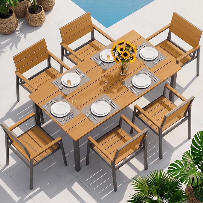 Outdoor Dining Set, Patio Table and Chairs Set - Image 8