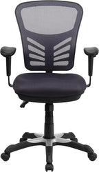 Flash Furniture Nicholas Mid-Back Swivel Office and Gaming Chair, Ergonomic - Image 7