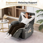 Rocker Recliner Chair with Massage and Heat, Nursery Rocking Chairs - Image 5