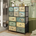 Tohomeor Dresser with Drawers for Bedroom Chest of Drawers Fabric Dresser for - Image 5