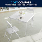 Flash Furniture Mindy Kids 3-Piece Folding Table and Chairs Set - Image 8