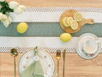 FEXIA Sage Green Table Runner 48 Inches Long - Image 6