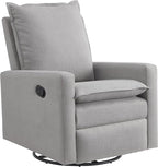 Oxford Baby Uptown Upholstered Swivel Glider and Recliner Nursery Chair by OxfordBaby