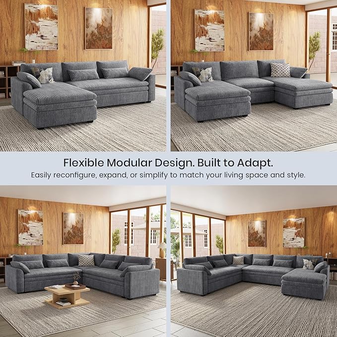 Belffin Large Modular Sectional Sofa - Image 8