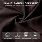 ANARACHON Leather Look Recliner Couch Cover, 8-Pieces Stretch Recliner Sofa - Image 5