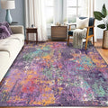 RELEANY Washable Area Rugs 6'x9' Non-Slip Modern Abstract Soft by RELEANY