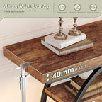 Huuger 47.2 Inch Entryway Table, Industrial Console Sofa Table - Image 5