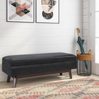 SIMPLIHOME Owen Rectangular Storage Ottoman - Image 2