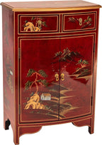 Red Lantern Artisan Crafted Lacquer Storage Cabinet by RedLantern
