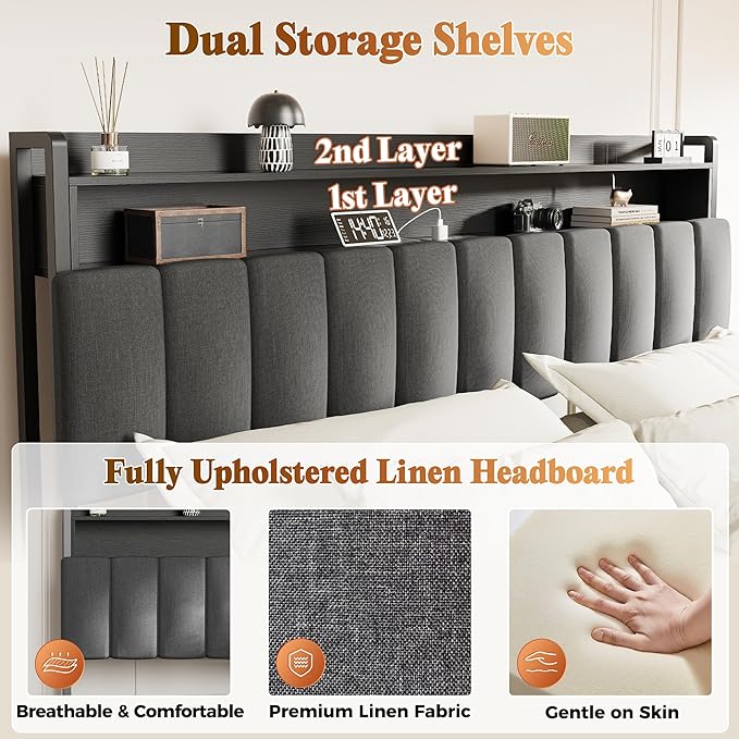 PRAISUN Bed Frame King Size - Image 4