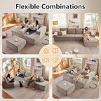 135" Cloud Sectional Couch - Image 3