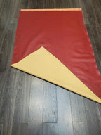 NAT Leathers | Burgundy Faux Smooth Leather Fabric PU by The Yard Synthetic - Image 4