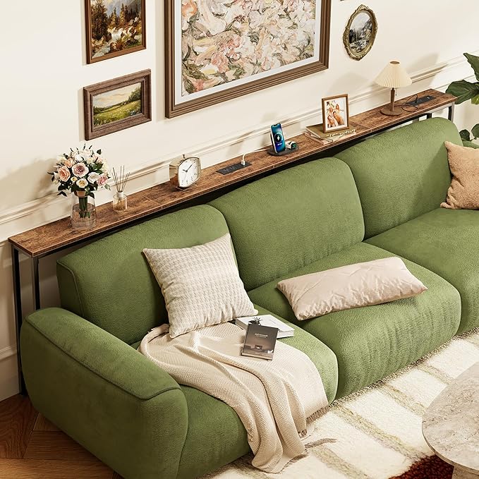 SUPERJARE 102.4 Inch Sofa Table - Image 7