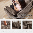 WUTUTUEE 41'' Modern Chenille Oversized Chair, Upholstered Accent Living Room - Image 4