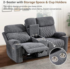 HAOMARKETS 3-Piece Recliner Sofa Set - Image 5