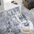 Washable Area Rug 3x5 Entryway Rug: Washable Modern Abstract Soft Thin Rug - Image 7