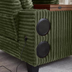 KEIKI Corduroy Storage Armrest Sofa, Single Versatile Seat - Image 7