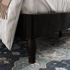 Allewie Queen Velvet Bed Frame - Image 8