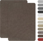 SYLVASS 8x11 Inch Fabric Repair Patches, Self-Adhesive Linen Patch by Sylvass