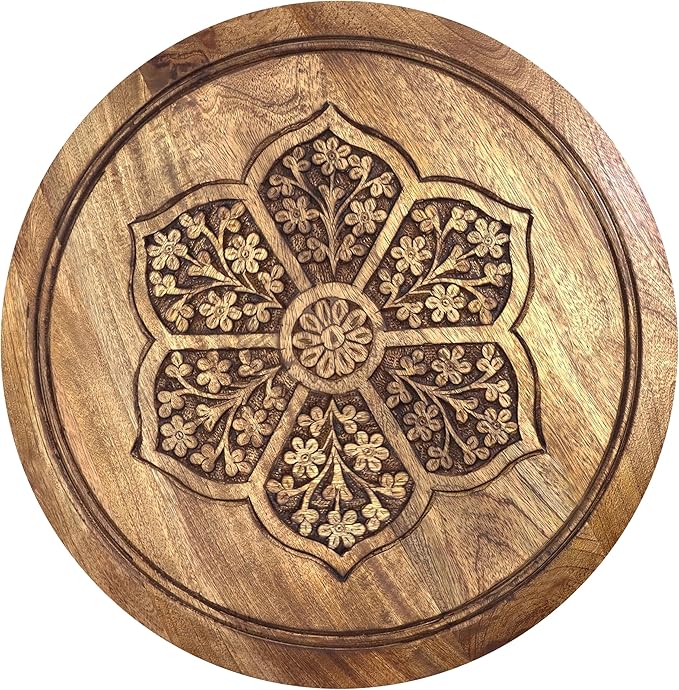 COTTON CRAFT Solid Wood End Table - Image 4