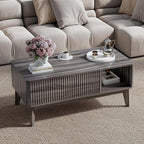 LYNCOHOME Fluted Lift Top Coffee Table - Image 5