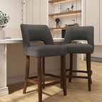 VKNOW Bar Stools Set of 2, Modern Counter Stools - Image 5