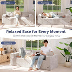 MAXYOYO 79" Oversized Boneless Loveseat Sofa Couch - Image 4