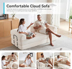 Convertible Folding Couch, 5-in-1 Futon Sofa - Image 8