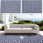 SAND MINE Reversible Mats, Plastic Straw Rug, Modern Area Rug, Large Floor Mat - Image 3