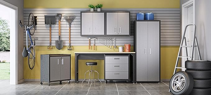 Manhattan Comfort Fortress Rolling 2 Door Garage Storage Cabinet - Image 10