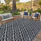 SAND MINE Waterproof Outdoor Rug 10x20 ft, Plastic Reversible Rug, Modern Area - Image 5