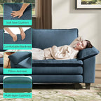 LINSY HOME Modular Sectional Sofa, 5-Seat Corduroy Modern Cloud Couch - Image 4