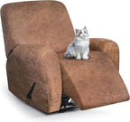 ANARACHON Leather Look Recliner Chair Covers, 4-Pieces Stretch Recliner Cover by ANARACHON