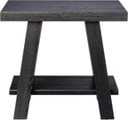 Roundhill Furniture Athens Contemporary Wood Shelf Side Table - Image 4