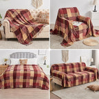 Boho Throw Blanket, Patchwork Large Blankets - Image 4