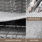 Cat Litter Box Enclosure with Soft Litter Mat; Hidden Kitten Washroom Furniture - Image 4