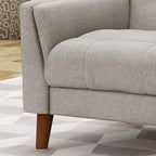 Christopher Knight Home Evelyn Mid Century Modern Fabric Arm Chair - Image 5